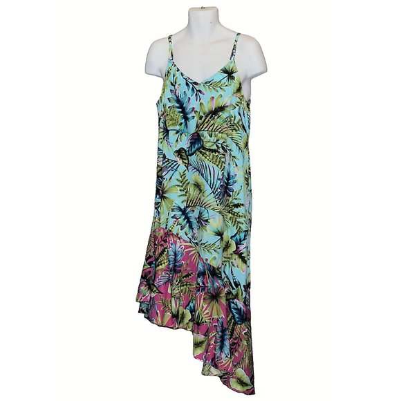 NWT Tommy Bahama Sun-kissed Asymetric Dress (L) - Picture 1 of 2